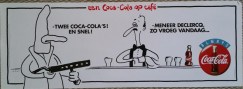 27. Sergio reeks- een Coca-Cola op café - twee CC s en snel - McCann 32x95.5 G+ (Small)